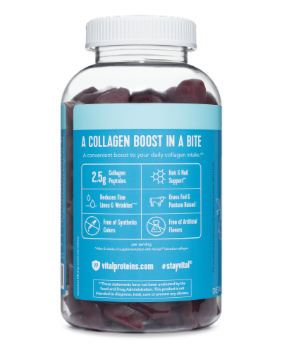 Vital Proteins® Grape Collagen Gummies Perspective: right