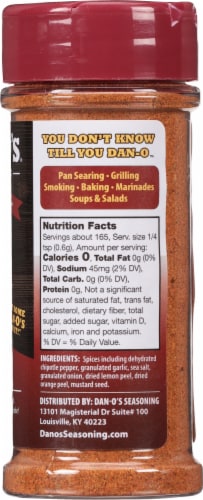 Dan-O's® Chipotle Seasoning Perspective: right