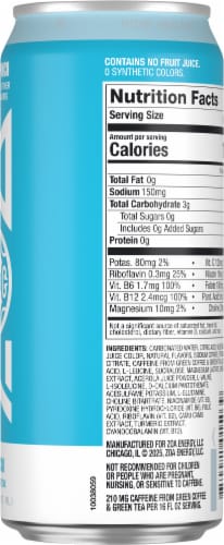 ZOA® Tropical Punch Zero Sugar Energy Drink Perspective: right