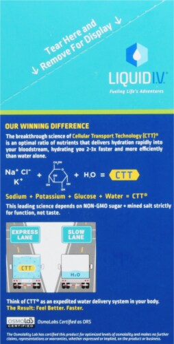 Liquid I.V.® Hydration Multiplier® Watermelon Electrolyte Drink Mix Sticks Perspective: right