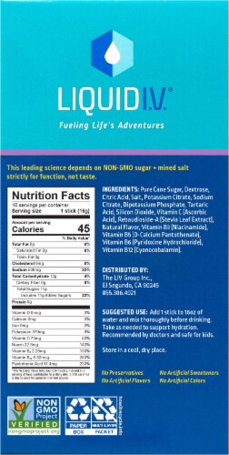 Liquid I.V.® Non GMO Grape Water Flavoring Perspective: right