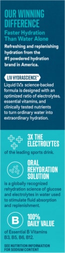Liquid I.V.® Hydration Multiplier® Concord Grape Electrolyte Drink Mix Packets Perspective: right