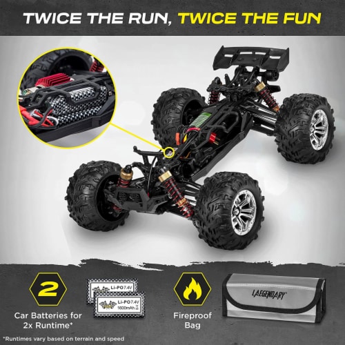 LAEGENDARY Sonic 1 16 Scale RC Remote Control 4x4 Car Up to 25 MPH Patriot 1 Piece Gerbes Super Markets