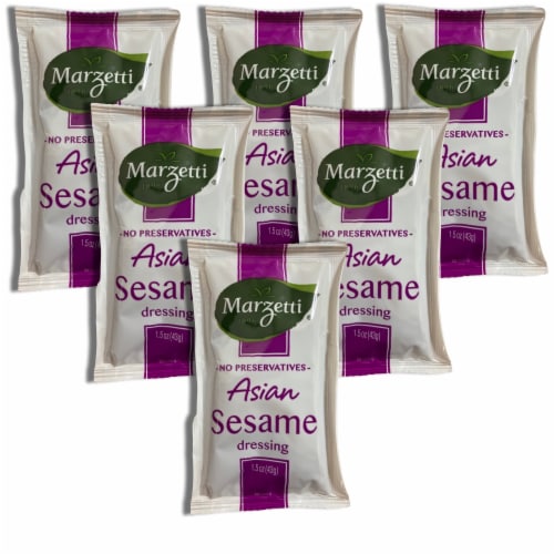 Asian Sesame Salad Dressing Packets | Value Pack | 1.5 Ounce | 20 Count Perspective: right