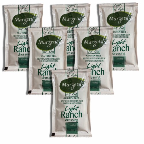 Light Ranch Salad Dressing Packets | Value Pack | 1.5 Ounce | 20 Count Perspective: right