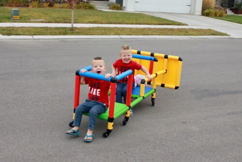Funphix Wheelies Buildable Play Structure Set with Wheels Perspective: right
