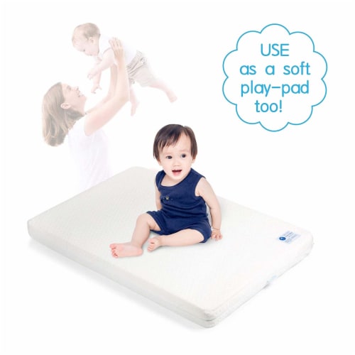 Bi-Comfer 3.25 Inch Pack n Play Memory Foam Infant and Toddler