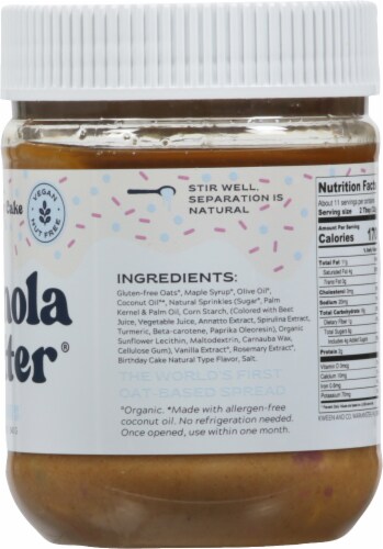 Kween Oat Haus Birthday Cake Granola Butter® Perspective: right