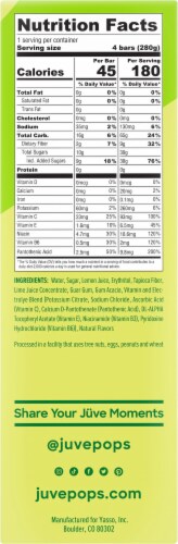 Juve™ Pops Vitamins & Electrolytes Frozen Lemon Lime Bars Perspective: right