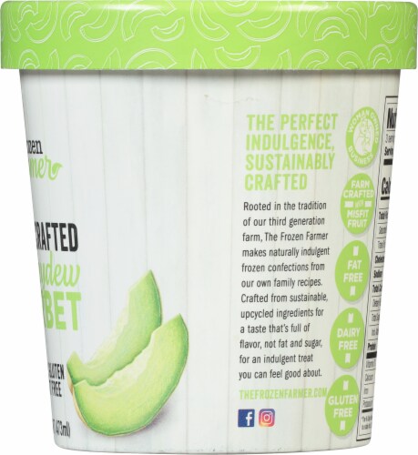 The Frozen Farmer Honeydew Sorbet Perspective: right