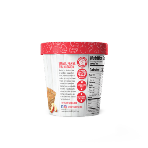 The Frozen Farmer Apple Pie Frobert Frozen Dairy Desert Perspective: right
