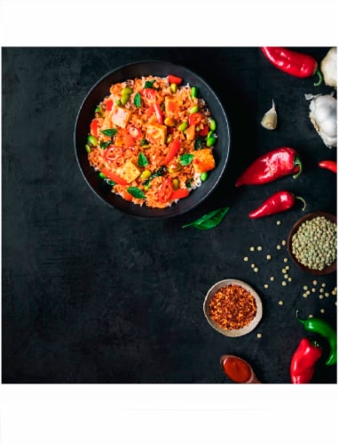 Wicked Kitchen™ Seriously Sriracha Tofu & Rice Frozen Meal Perspective: right