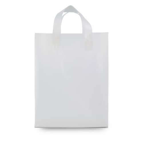 Prime Line Packaging Clear Plastic Bags with Soft Loop Handles