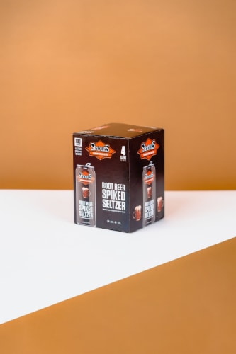 Stewart's Root Beer Spiked Seltzer Perspective: right