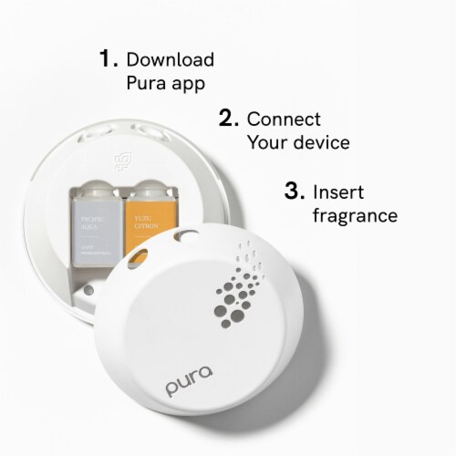 Pura - Smart Home Fragrance Device Starter Set - Pacific Aqua and Yuzu Citron, 1 - Kroger