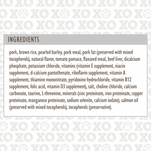 Trisha Yearwood Pork & Rice Dry Dog Food Perspective: right