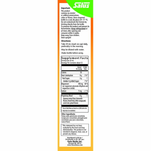 Floradix® Magnesium Liquid Perspective: right