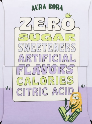 Aura Bora Lavender Cucumber Sparkling Water Perspective: right