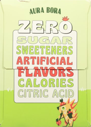 Aura Bora® Strawberry Basil Herbal Sparkling Water Perspective: right