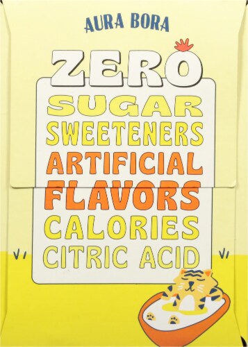 Aura Bora™ Ginger Meyer Lemon Sparkling Water Cans Perspective: right