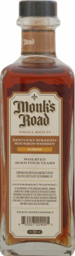 Monk's Road Small Batch Kentucky Straight Bourbon Whiskey Perspective: right