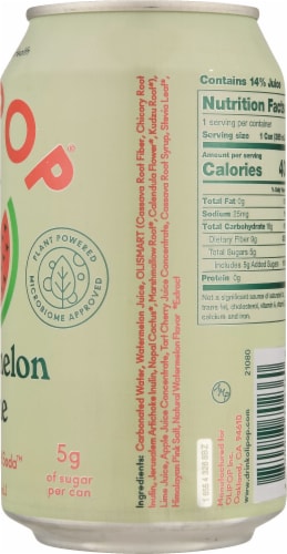 Olipop® Watermelon Lime Soda Can Perspective: right
