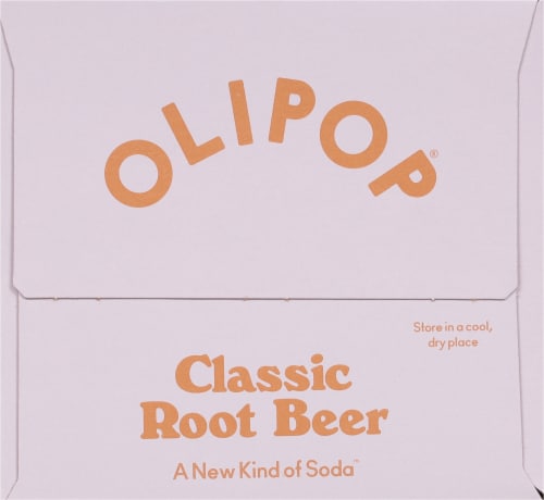 Olipop® Classic Root Beer Prebiotic Soda Perspective: right