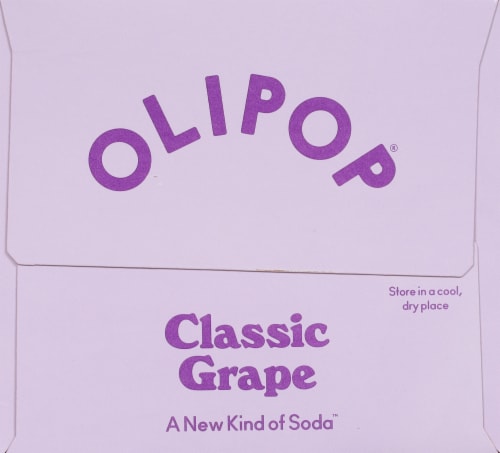 Olipop® Prebiotic Classic Grape Soda Perspective: right