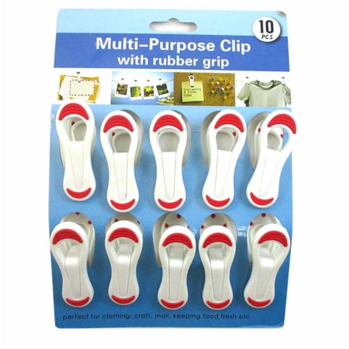 10 Kitchen Chip Snack Food Storage Sealing Bag Clips Clamps Multi Purpose Craft Perspective: right