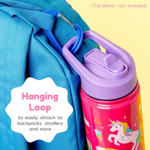 BOZ Kids Insulated Water Bottle with Straw Lid, Stainless Steel Double Wall  Water Cup-Unicorn, 1 - Kroger