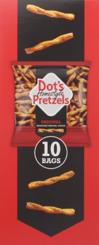 Dot's Original Seasoned Pretzel Twist's Multipack Perspective: right