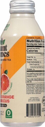 Saint James Organic Blood Orange & Hibiscus Black Tea Perspective: right