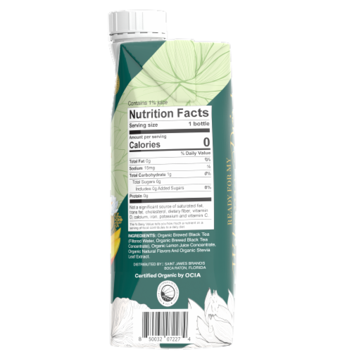 Saint James The White Lotus Mango Organic Black Tea Perspective: right