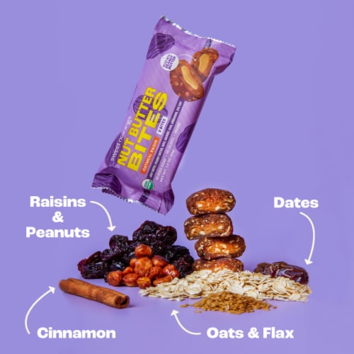 Sweet Nothings Organic Oatmeal Raisin Nut Butter Bites Perspective: right