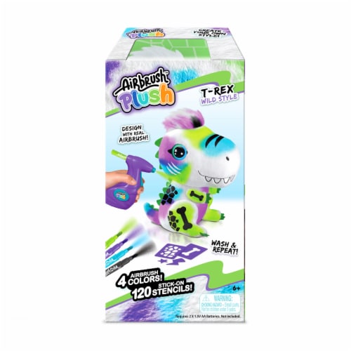 Airbrush Plush T-Rex Wild Style Plush Perspective: right