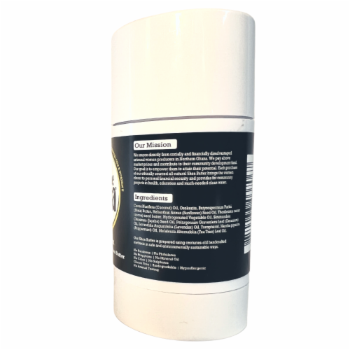 True Shea® All-Natural Unrefined Shea Butter Heel Balm Perspective: right