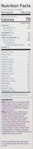 YUMI™ Organic Blueberry & Purple Carrot Toddler Snack Bars Perspective: right