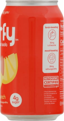 Perfy® Fruit Punch Soda Can Perspective: right