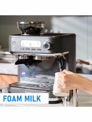 Cyetus All in One Espresso Machine with Coffee Grinder and Milk Steam Frother Perspective: right