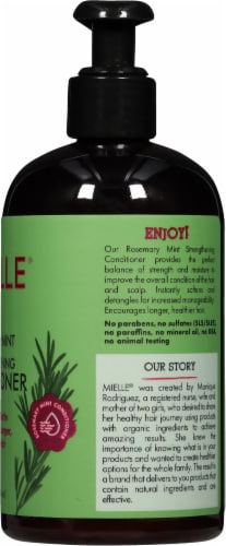 Mielle® Strengthening Conditioner Rosemary Mint Blend Perspective: right