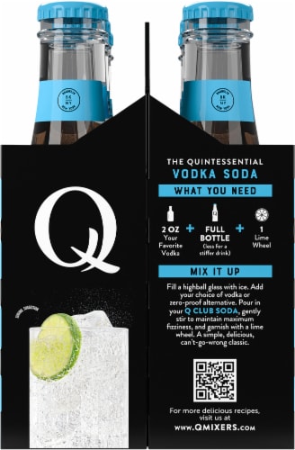 Q Mixers Premium Club Soda Perspective: right