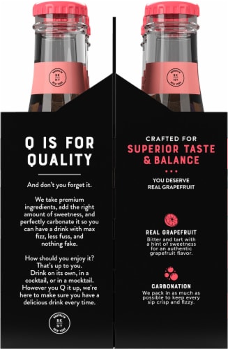 Q Mixers Sparkling Grapefruit Bottles Perspective: right