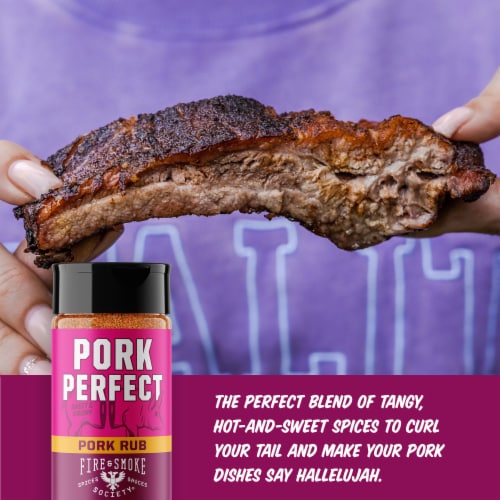 Fire & Smoke Society® Pork Perfect® Rub Perspective: right