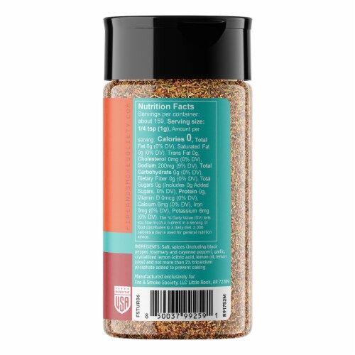 Fire & Smoke Society® The Usual® All Purpose Seasoning Perspective: right
