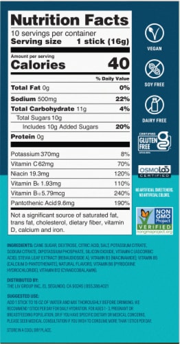 Liquid I.V.® Hydration Multiplier® Drink Mix Packets - Strawberry Lemonade Perspective: right