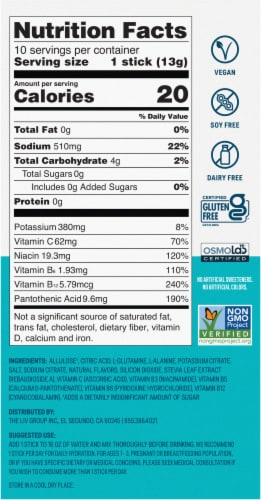 Liquid IV Sugar Free Green Grape Hydration Multiplier Electrolyte Drink Mix Perspective: right