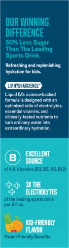 Liquid I.V.® Tropical Punch Hydration Multiplier® for Kids Perspective: right