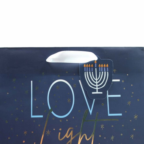 Hannukah Cub Holiday Christmas Christmas Gift Bag - Design #1 Perspective: right