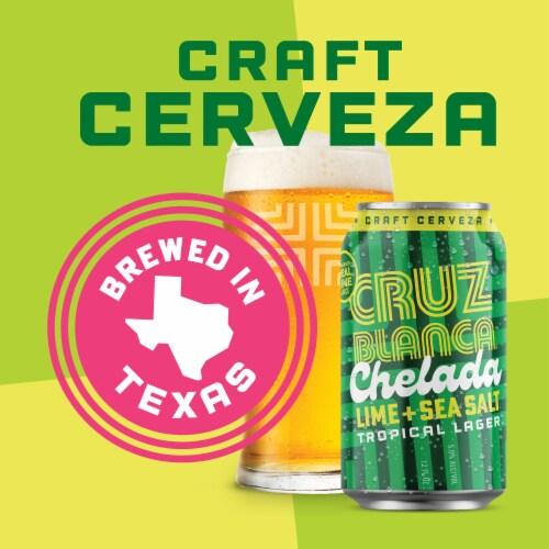 Cruz Blanca Lime + Sea Salt Chelada Perspective: right