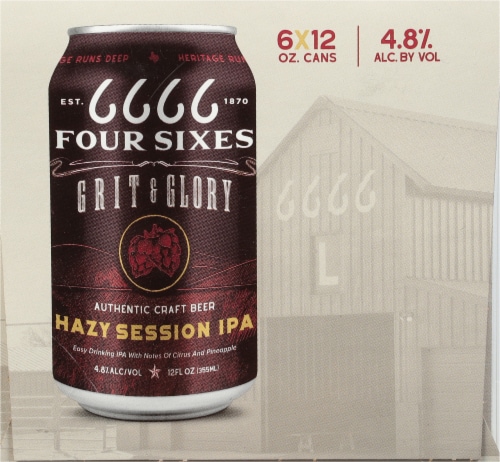 6666 Grit & Glory Hazy IPA Perspective: right